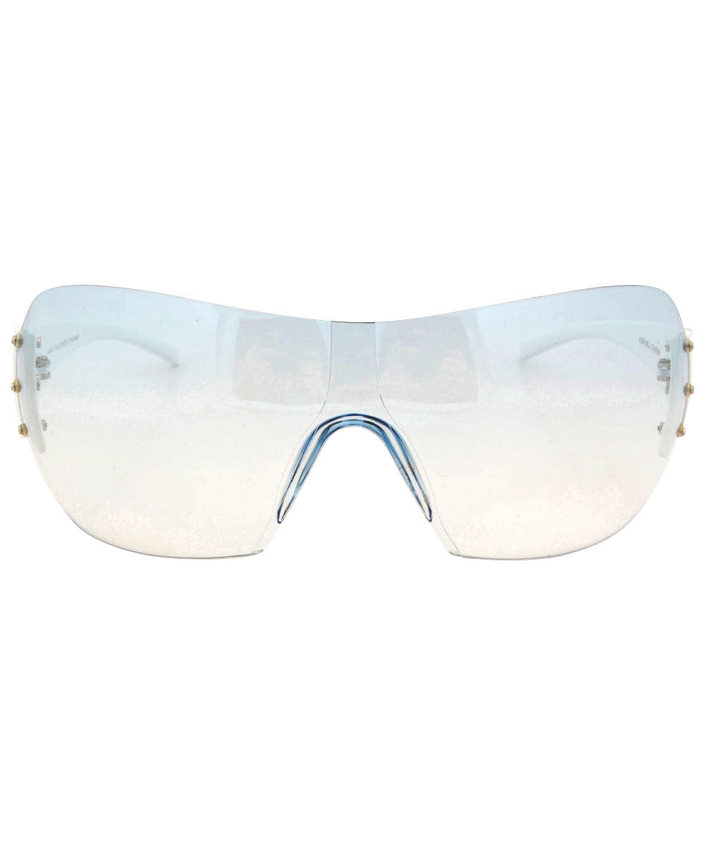 vip white blue sunglasses