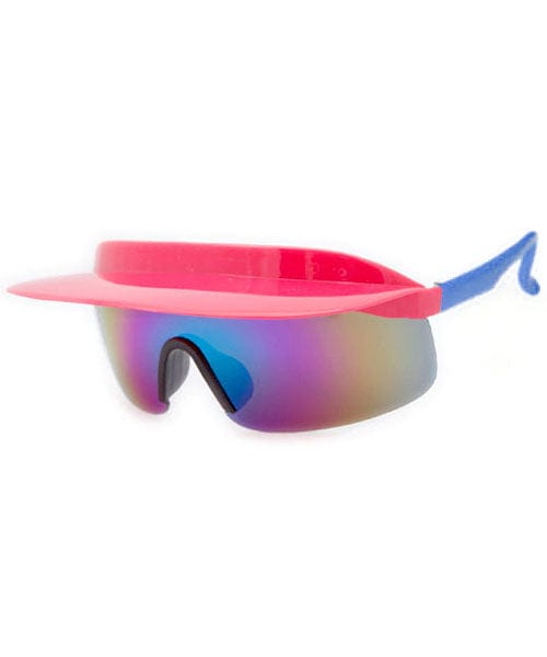 visor xl pink blue sunglasses