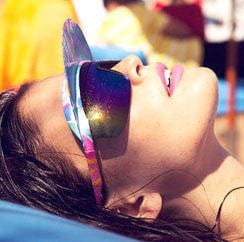visor fruits sunglasses