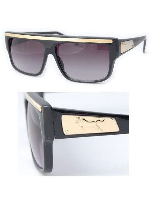 west adams black sunglasses