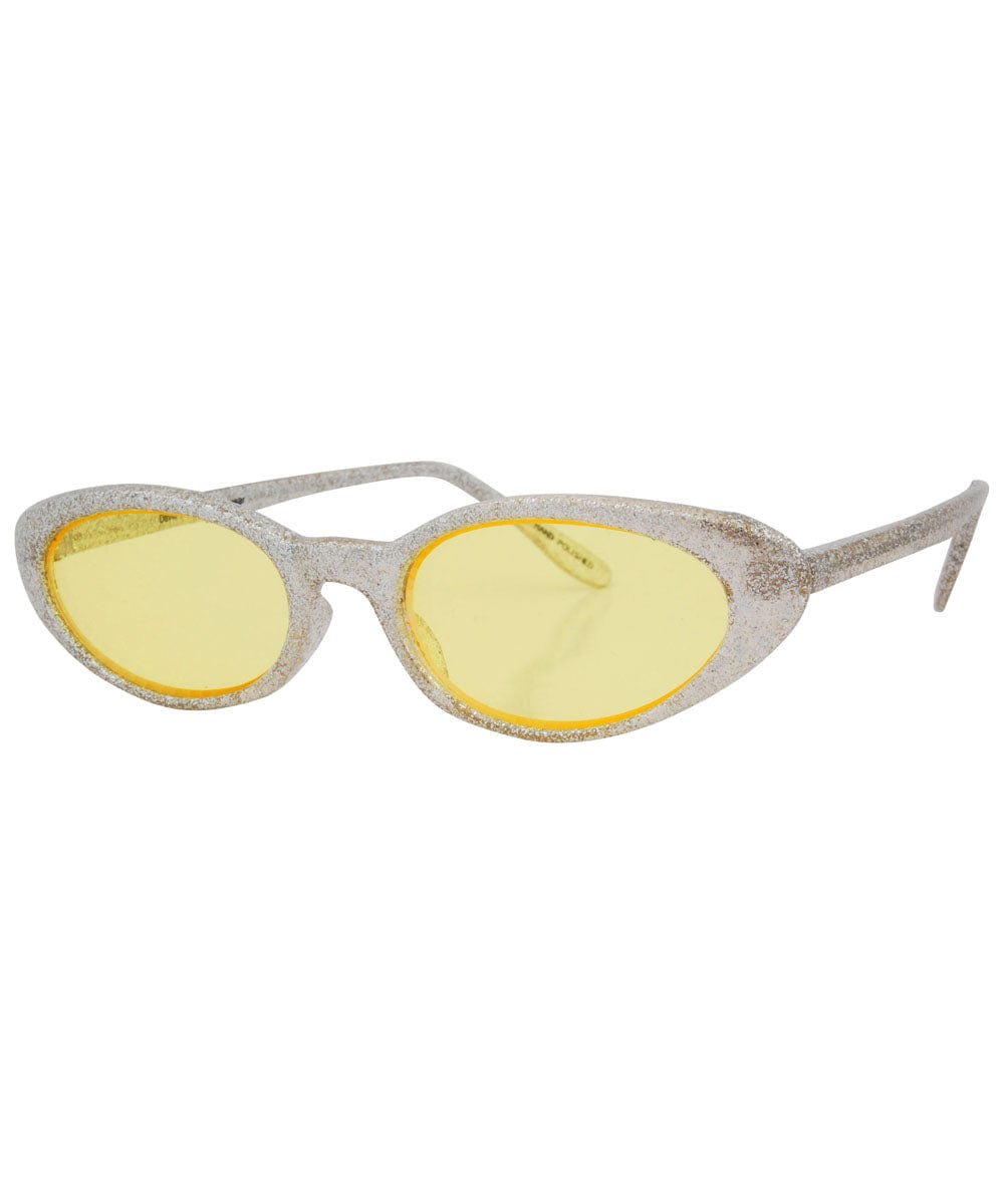 what silver yellow sunglasses