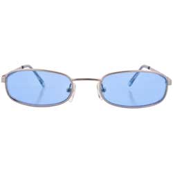 wowzer silver blue sunglasses