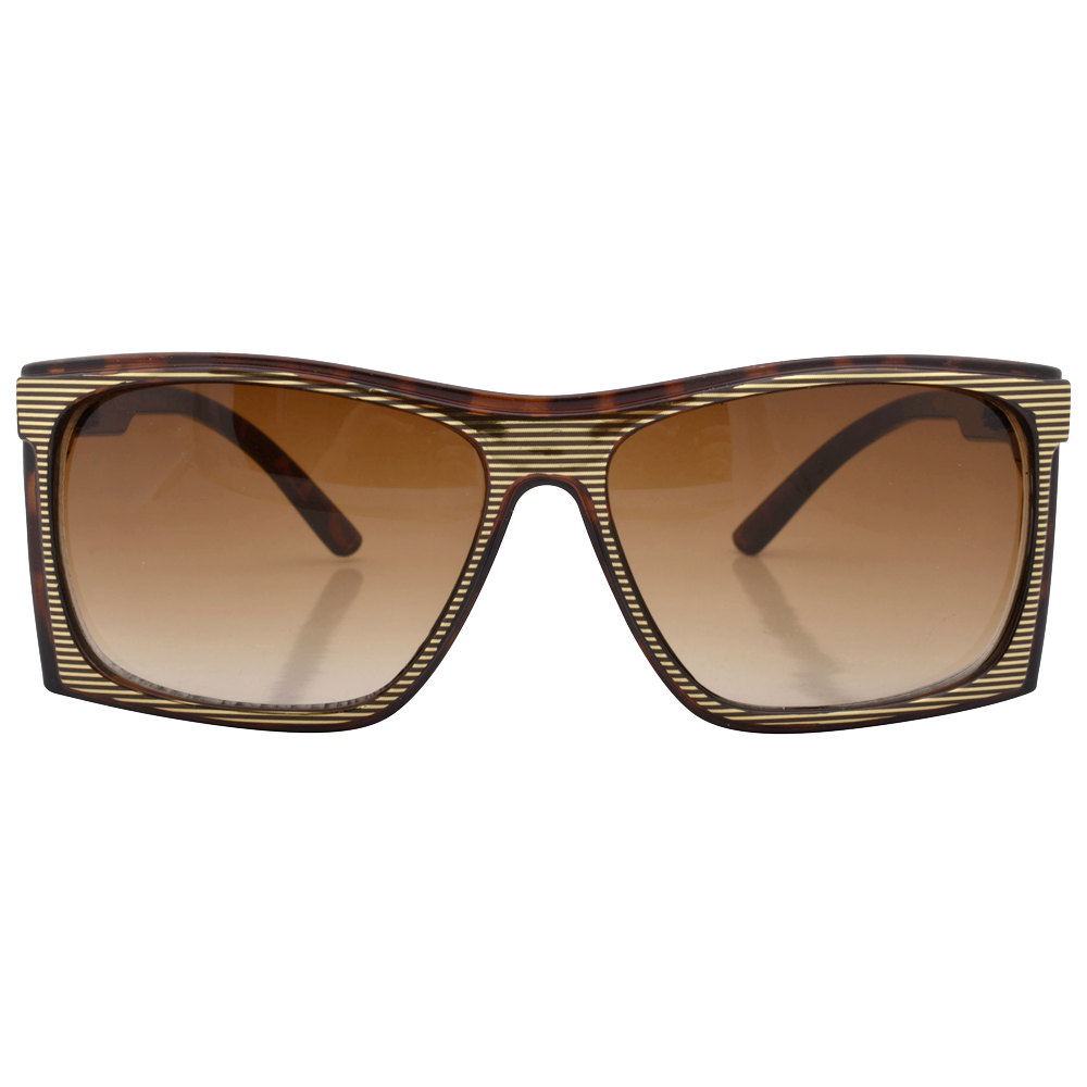 X-RAY Tortoise 80s Square Shield Sunglasses