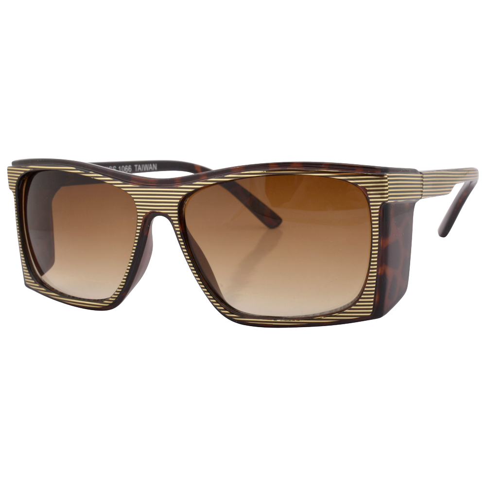 X-RAY Tortoise 80s Square Shield Sunglasses
