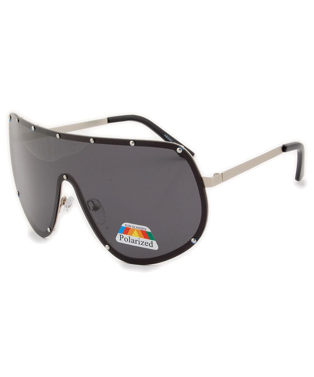 yoko black silver sunglasses