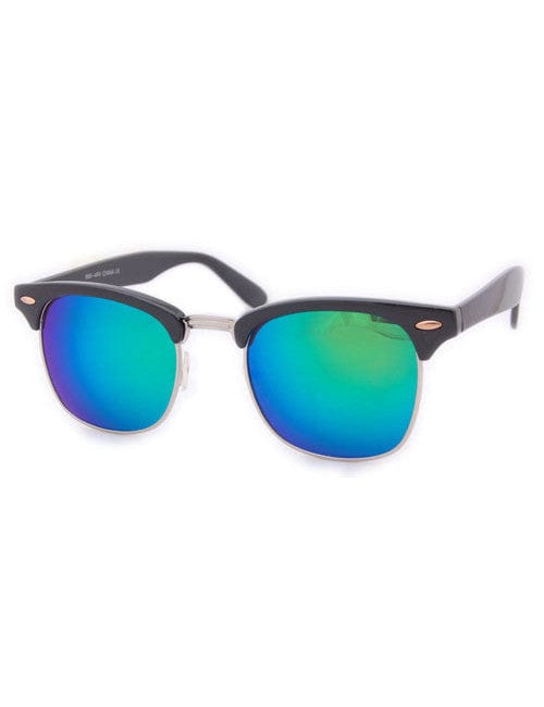 yorke black aqua sunglasses