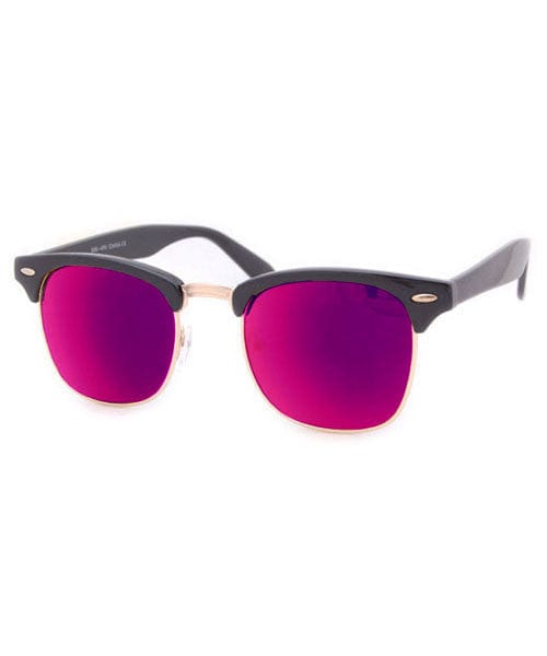 yorke black purple sunglasses