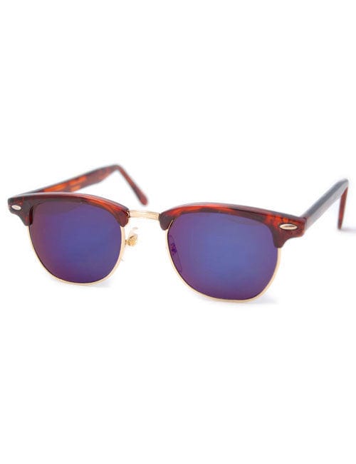 yorke tortoise blue sunglasses