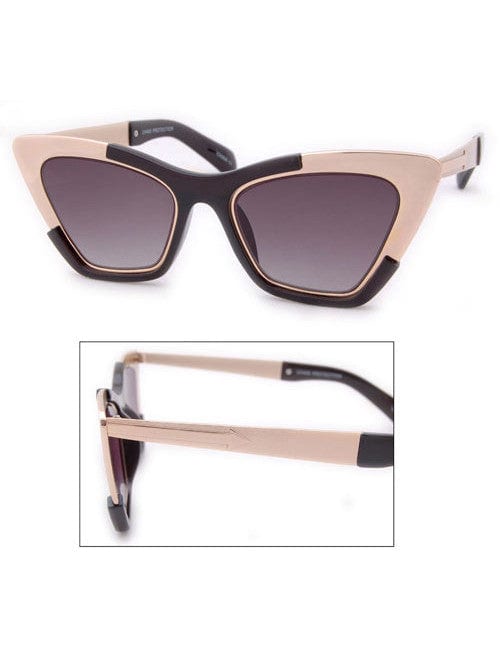 zelda black gold sunglasses