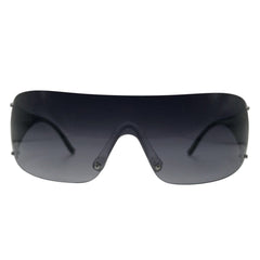 ZIPPER Shield Sunglasses *As Seen On: Blue Ivy Carter & Paris Hilton*-Giant Vintage Eyewear