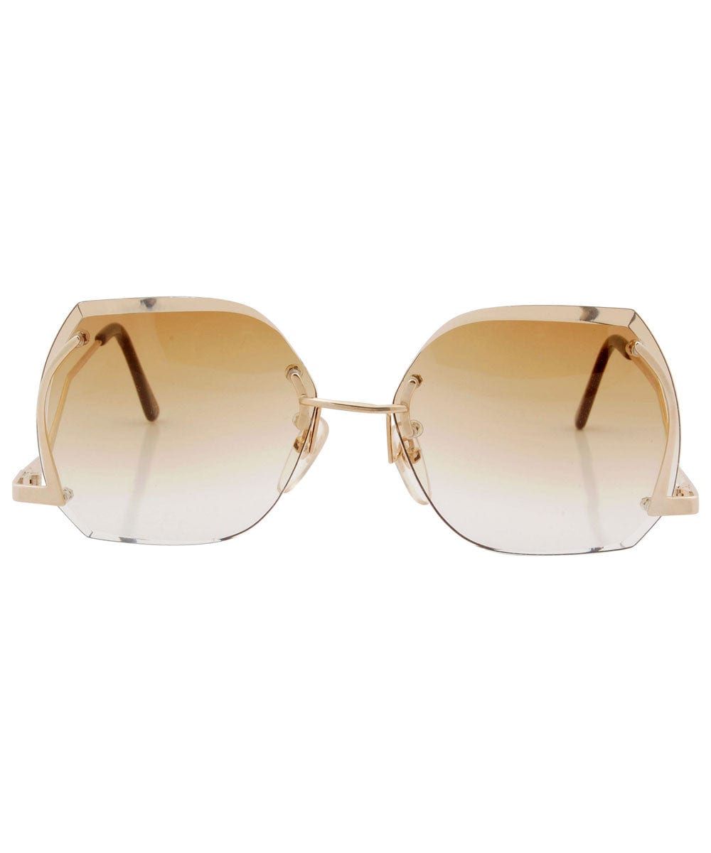 zooted gold sunglasses