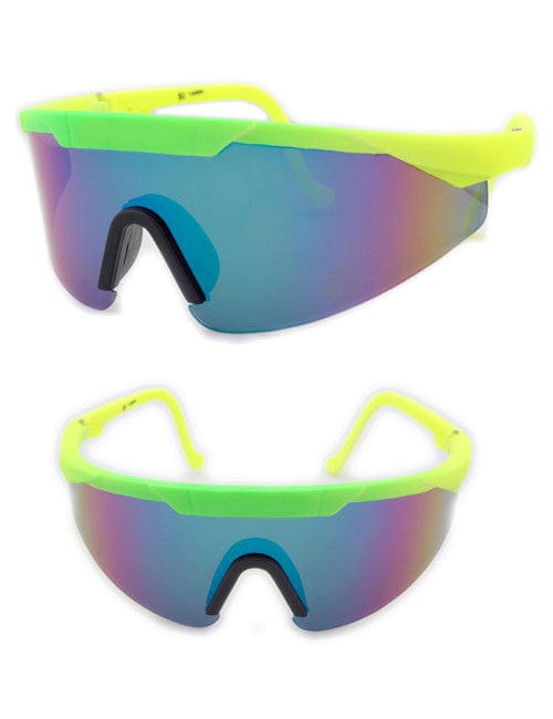 zynca green yellow sunglasses
