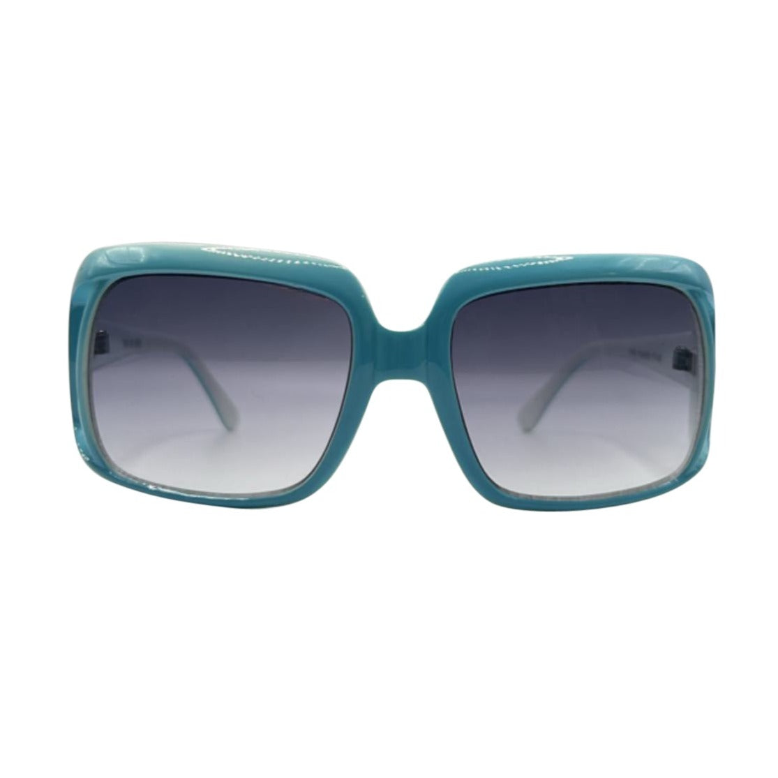 KISS ME 90s Hip-Hop Square SunglassesBlue/Smoke-Giant Vintage Eyewear
