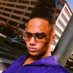 REDS Amber 70s Retro Sunglasses-Giant Vintage Eyewear