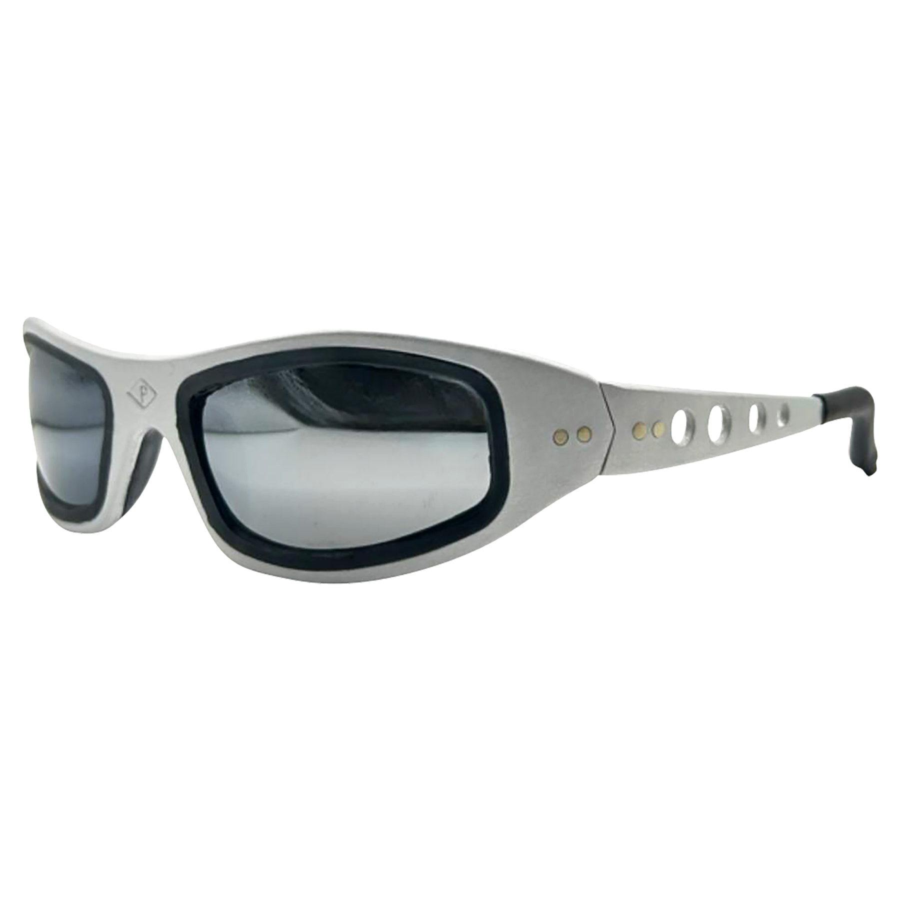 PRESSURE Square Futuristic Wraparound Sunglasses
