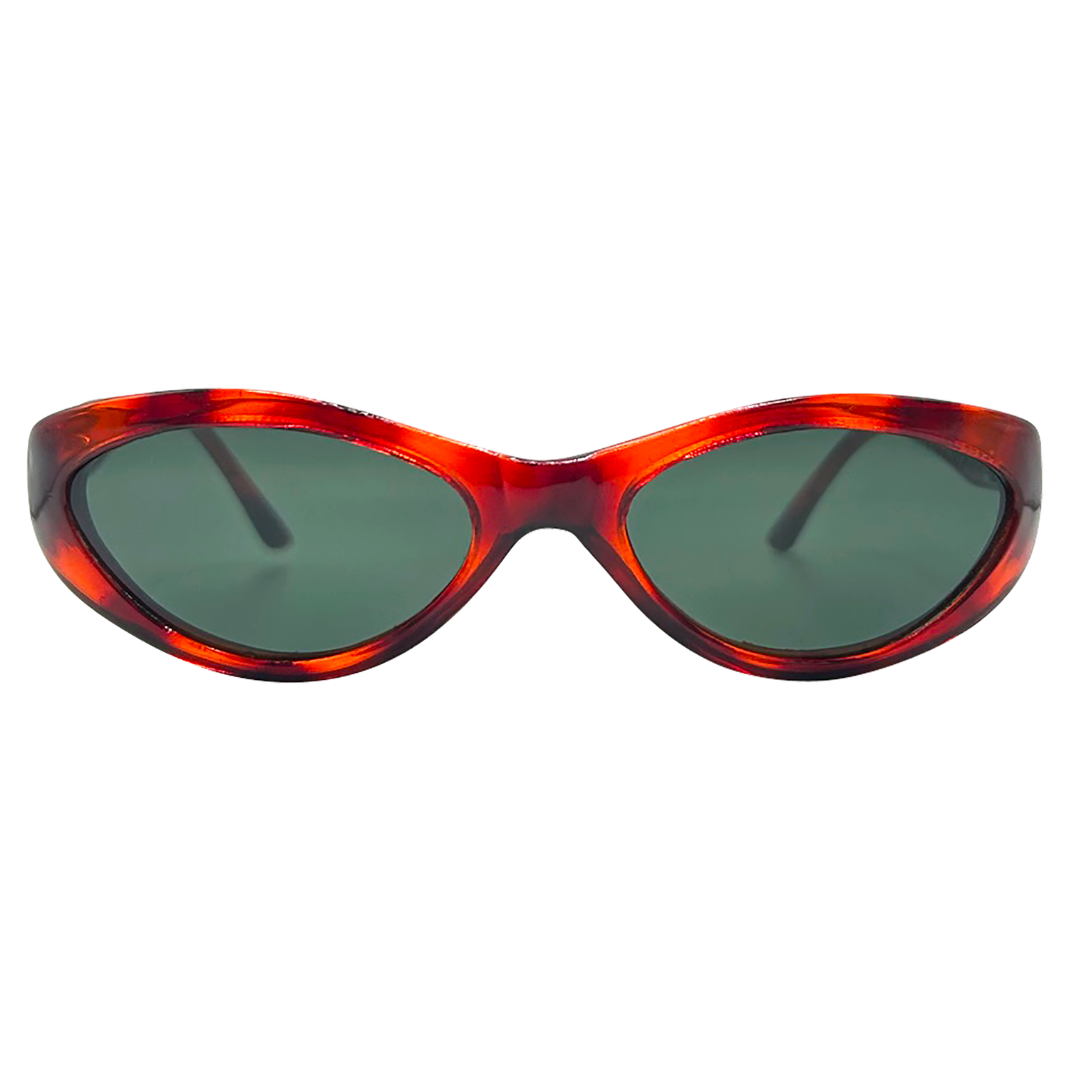 RAMBUTAN Oval Wrap Sunglasses-Giant Vintage Eyewear