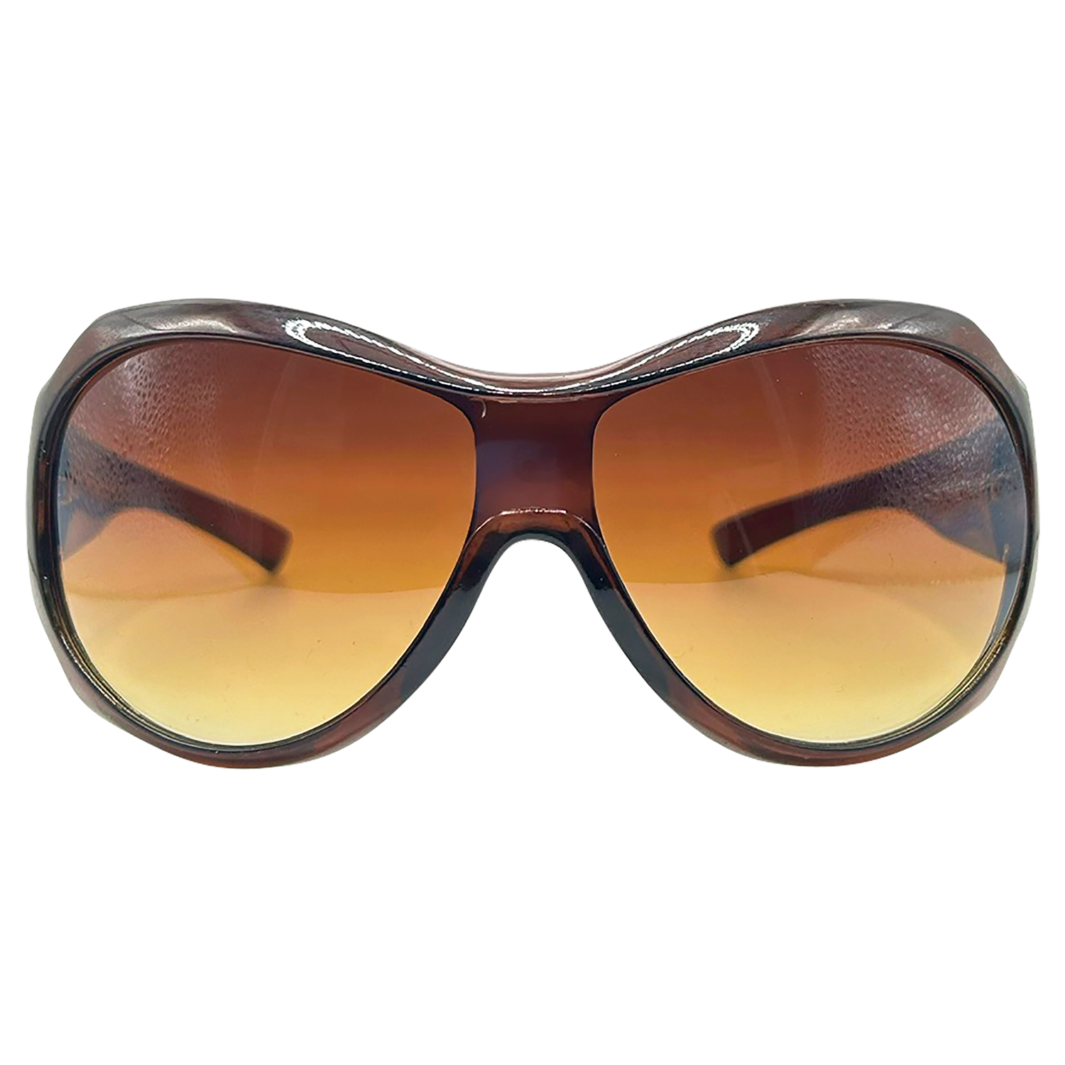 HOT SHOT Shield SunglassesJelly Brown/Amber-Giant Vintage Eyewear