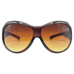 HOT SHOT Shield SunglassesJelly Brown/Amber-Giant Vintage Eyewear