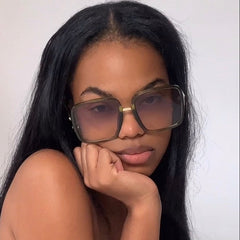 MANIFEST 70s Retro Oversized Sunglasses-Giant Vintage Eyewear