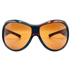 HOT SHOT Shield SunglassesTortoise/Brown-Giant Vintage Eyewear