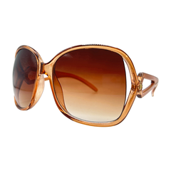Kids ⭐️ LOVELY 70sCrystal Peach/Amber-Giant Vintage Eyewear