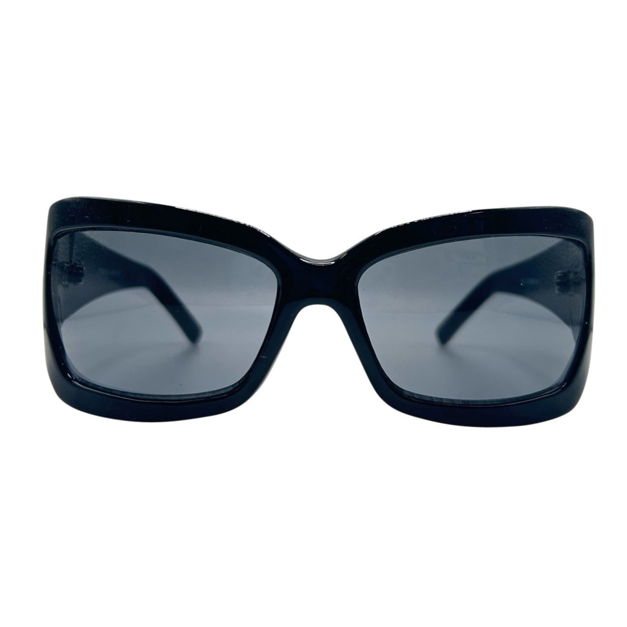 #BLOCKED Square Y2K SunglassesBlack/Super Dark-Giant Vintage Eyewear