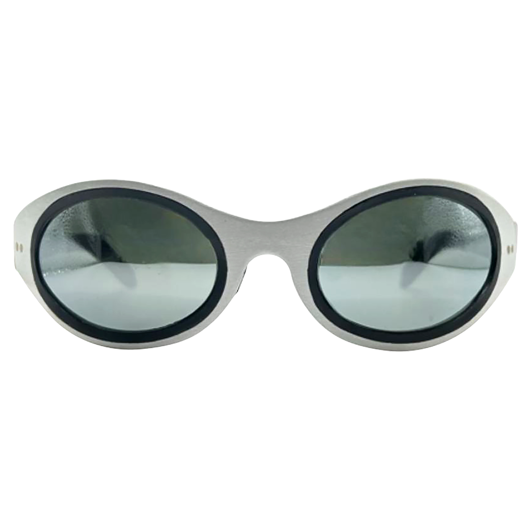 BUGZ Round Futuristic Wraparound Sunglasses *As Seen On: Emma Chamberlain*