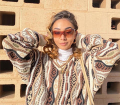 BARBZ Amber Rimless Fashion Sunglasses-Giant Vintage Eyewear