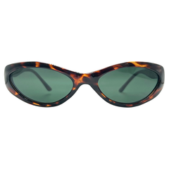 RAMBUTAN Oval Wrap Sunglasses-Giant Vintage Eyewear