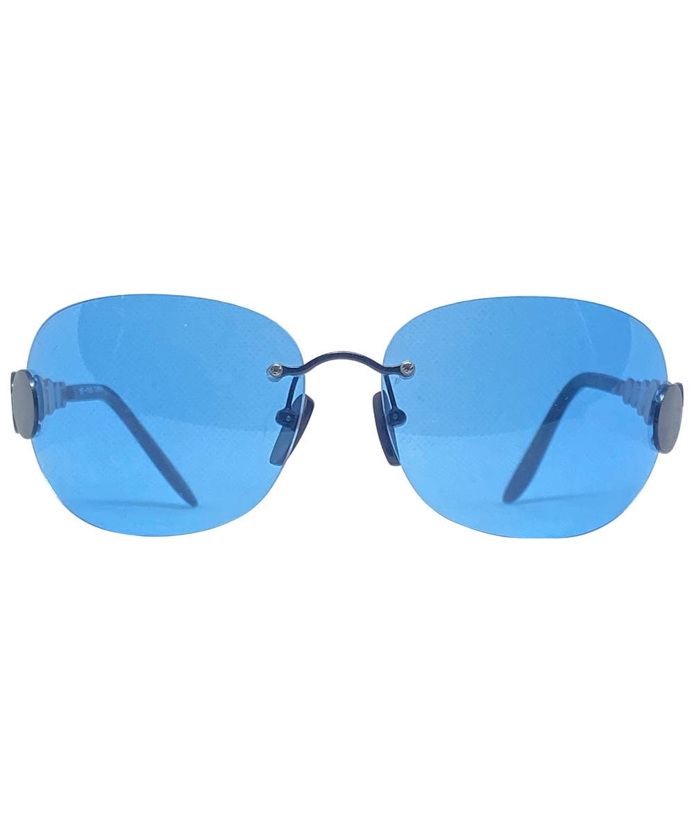 TASTY Blue/Blue Rimless Sunglasses