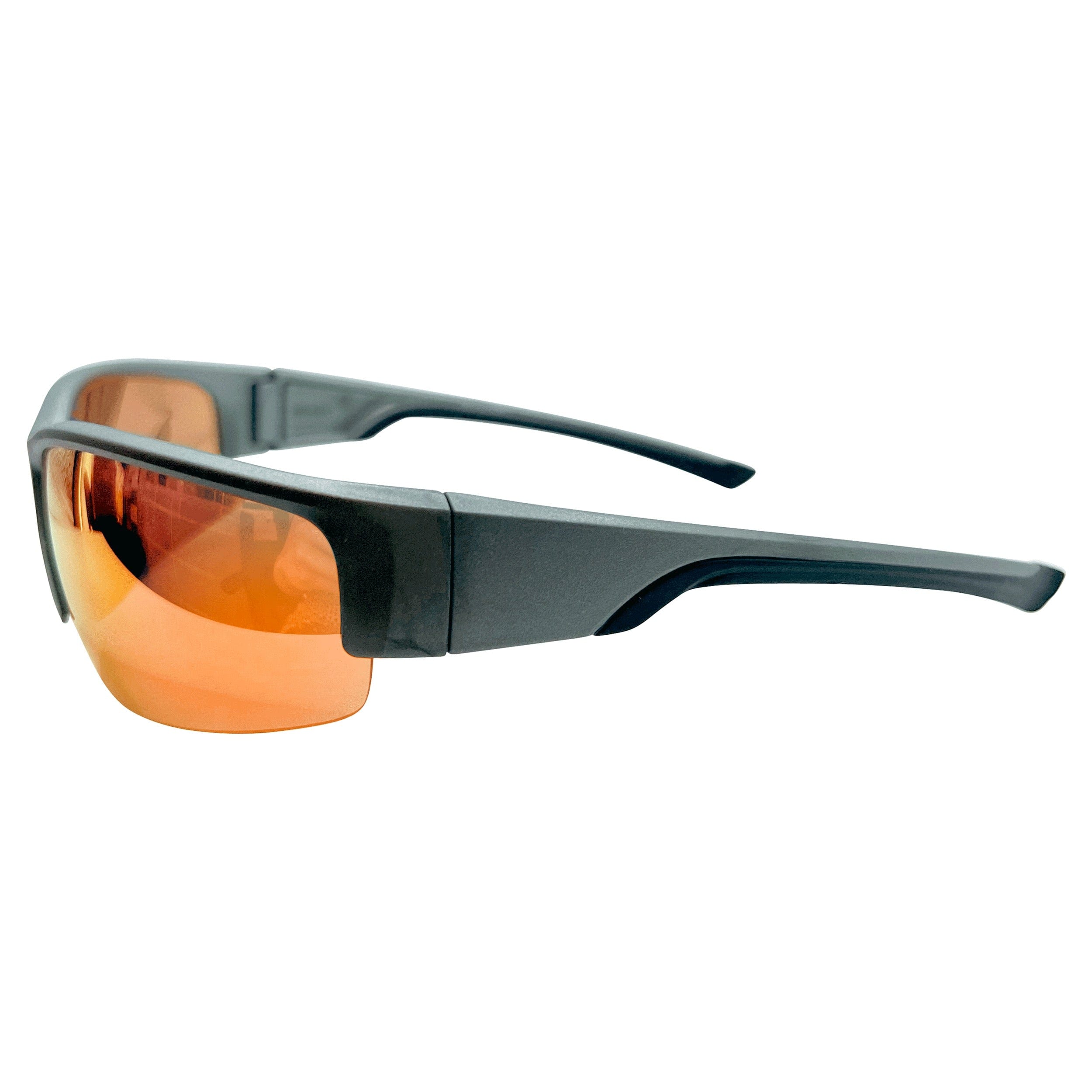 CONCEITED Orange RV/Silver Sports Sunglasses *As Seen On: Cassie*