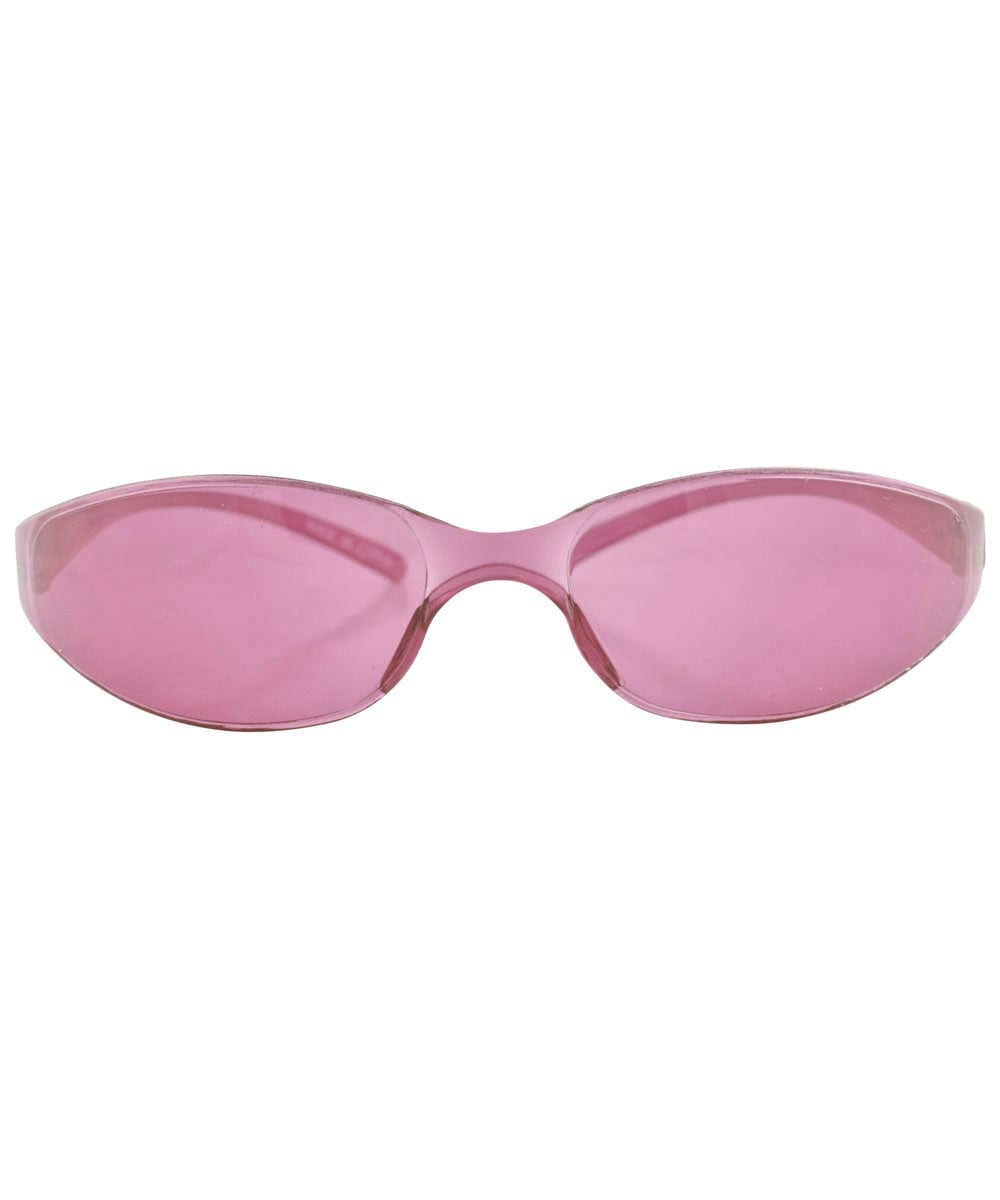 QUANTO Pink Rimless Sunglasses
