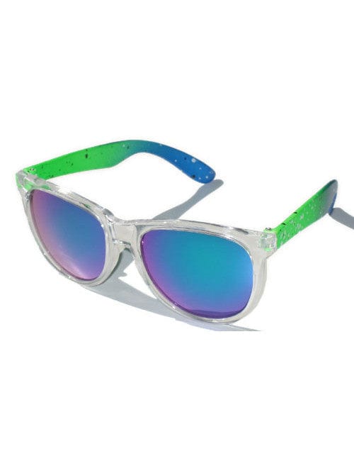 splatway green blue sunglasses